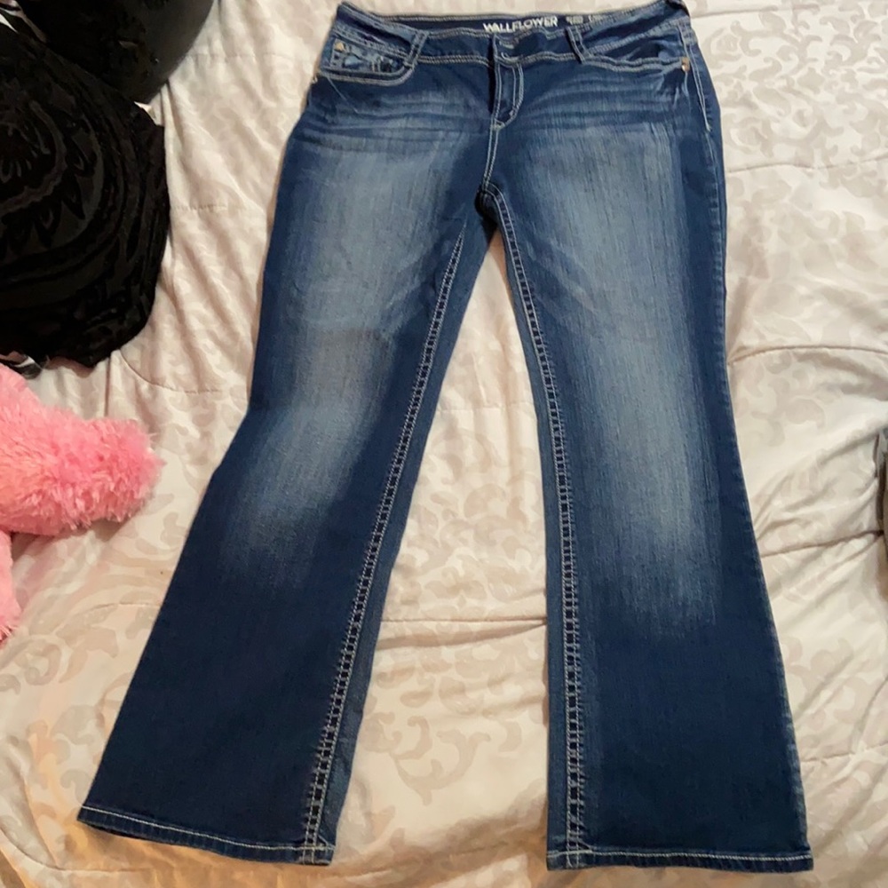 Bootcut light jeans curvy fit WALLFLOWER BRAND